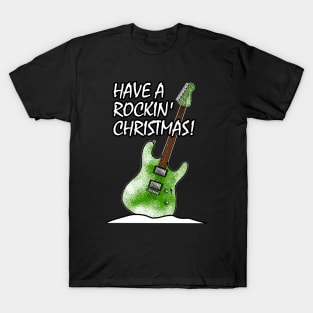 Have A Rockin' Christmas Electric Guitar T-Shirt